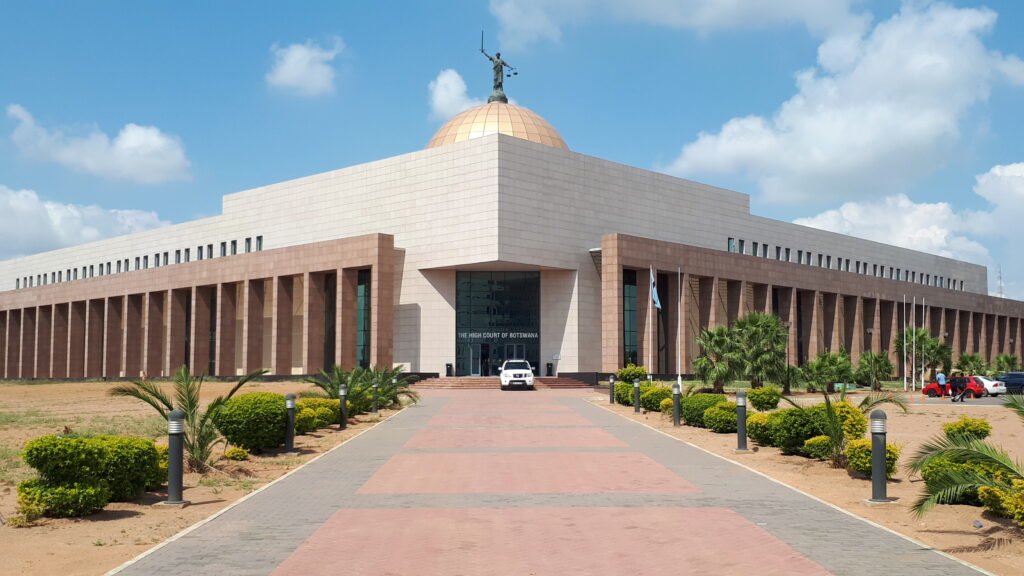 Botswana’s High Court in Gaborone, where two women are challenging the country’s exclusion of same-sex couples from civil marriage.