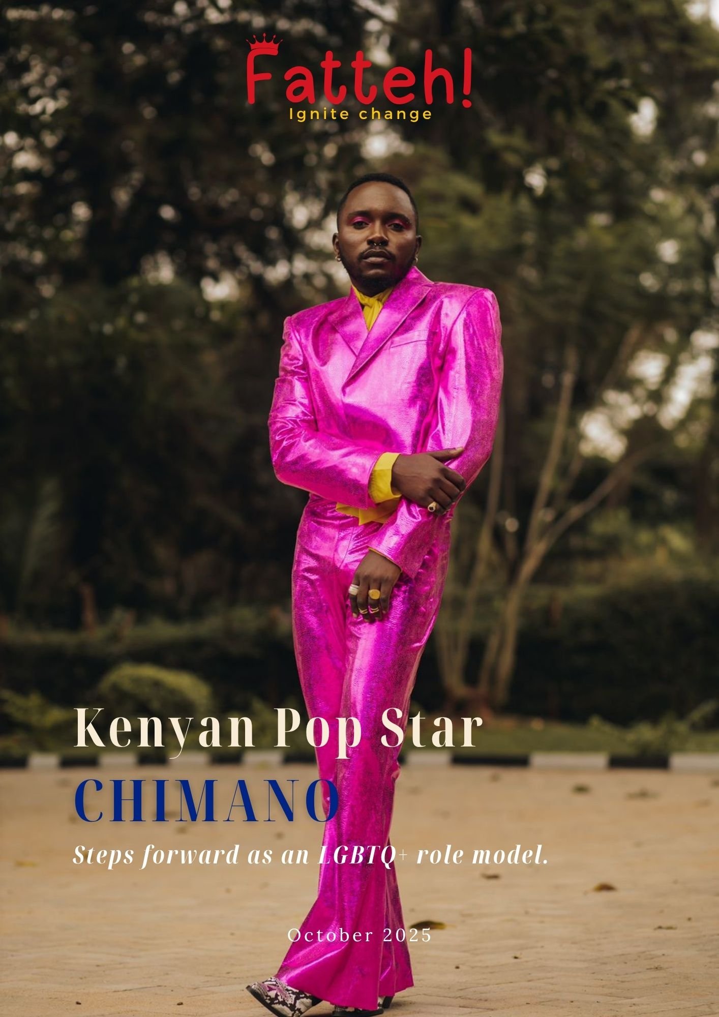 Fatteh cover poster featuring Kenyan pop star Chimano